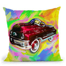Pop Art Kiddie Car Throw Pillow By Howie Green - All About Vibe