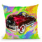 Pop Art Kiddie Car Throw Pillow By Howie Green - All About Vibe