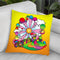 Pop Art Umbrella Man Patch Throw Pillow By Howie Green - All About Vibe