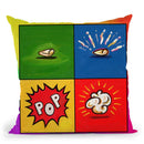 Popcorn Pop Throw Pillow By Howie Green - All About Vibe