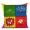 Popcorn Pop Throw Pillow By Howie Green - All About Vibe