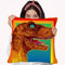 Pop Art Dinosaur 3 Throw Pillow By Howie Green - All About Vibe