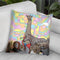 Art Deco Zoo Throw Pillow By Howie Green - All About Vibe