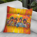 Beatles Sgt-Peppers Throw Pillow By Howie Green - All About Vibe