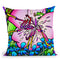 Pink Flower Frog Throw Pillow By Howie Green - All About Vibe