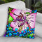 Pink Flower Frog Throw Pillow By Howie Green - All About Vibe