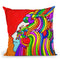 Pop-Art Cosmic Profile Throw Pillow By Howie Green - All About Vibe
