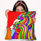 Pop-Art Cosmic Profile Throw Pillow By Howie Green - All About Vibe