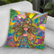 Hippie Chick Swril Glasses Throw Pillow By Howie Green - All About Vibe