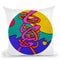 Intertwine Circle Throw Pillow By Howie Green - All About Vibe