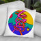 Intertwine Circle Throw Pillow By Howie Green - All About Vibe