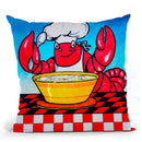 Lobster Throw Pillow By Howie Green - All About Vibe