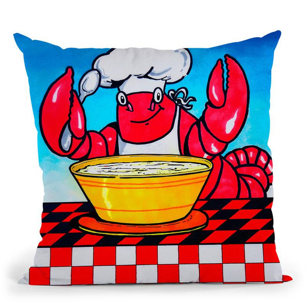 Lobster Throw Pillow By Howie Green - All About Vibe