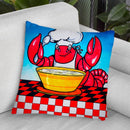 Lobster Throw Pillow By Howie Green - All About Vibe