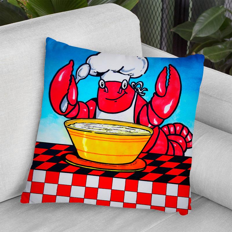 Lobster Throw Pillow By Howie Green - All About Vibe