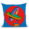 Loop Duo Circle Throw Pillow By Howie Green - All About Vibe