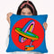 Loop Duo Circle Throw Pillow By Howie Green - All About Vibe