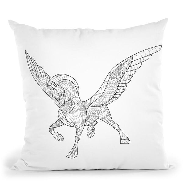 Pegasus Throw Pillow By Bob Weer - All About Vibe
