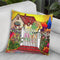 Pop Art Deco Cottage Throw Pillow By Howie Green - All About Vibe