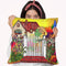 Pop Art Deco Cottage Throw Pillow By Howie Green - All About Vibe