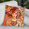 Mucha-Lady-116-2 Throw Pillow By Howie Green - All About Vibe