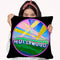 Pop-Art-Hollywood-Circle Throw Pillow By Howie Green - All About Vibe