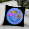 Pop-Art-Mermaid-Circle Throw Pillow By Howie Green - All About Vibe