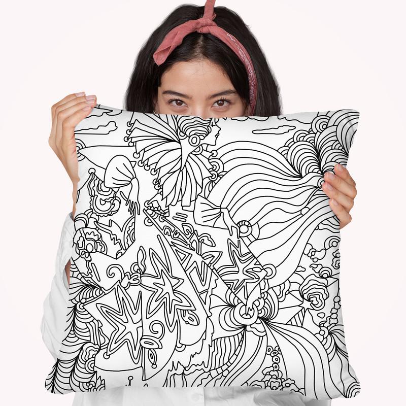 Art Deco Lady Mambo 214 Throw Pillow By Howie Green - All About Vibe