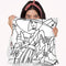 Art Deco Lady Stroll Throw Pillow By Howie Green - All About Vibe
