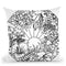 Circle Fleurs Throw Pillow By Howie Green - All About Vibe