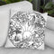Circle Fleurs Throw Pillow By Howie Green - All About Vibe
