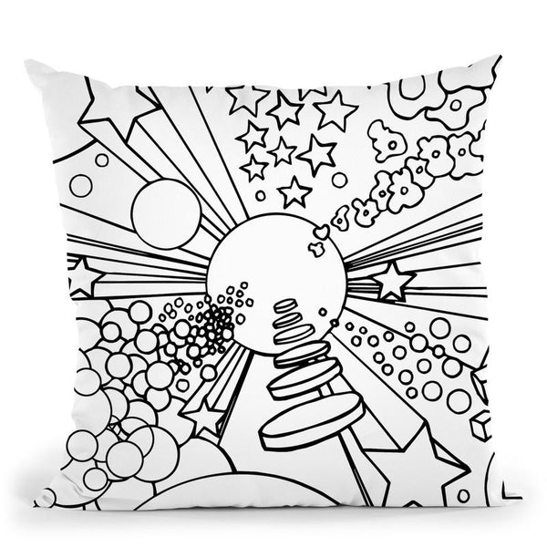 Cosmic Expanding Throw Pillow By Howie Green - All About Vibe