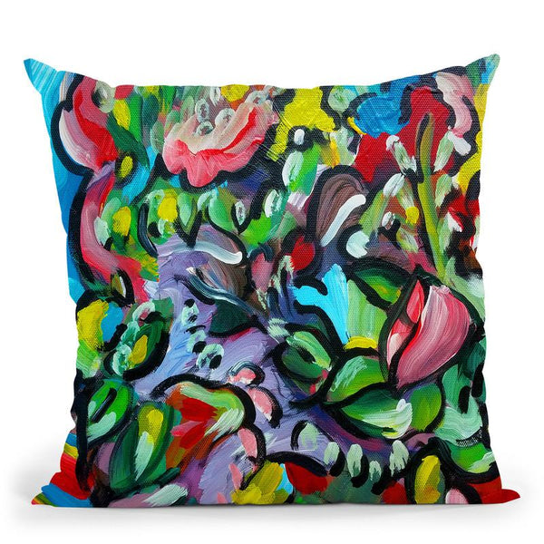 Flowers 214 Throw Pillow By Howie Green - All About Vibe