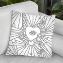 Heart Eye Throw Pillow By Howie Green - All About Vibe