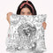 Hippie Musician 3 Throw Pillow By Howie Green - All About Vibe
