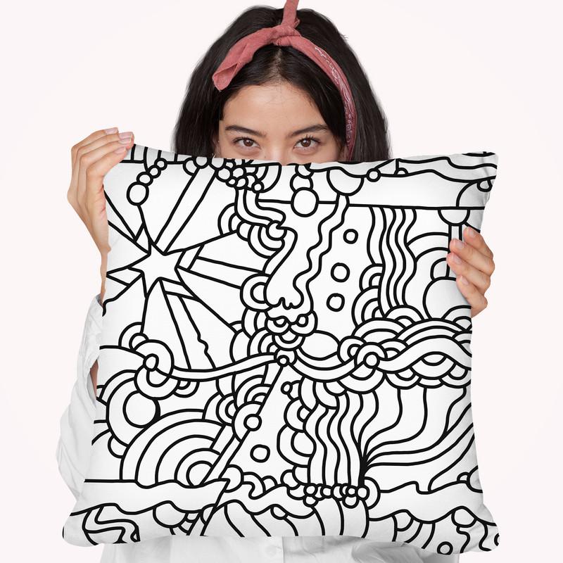 Mambo 216A Throw Pillow By Howie Green - All About Vibe