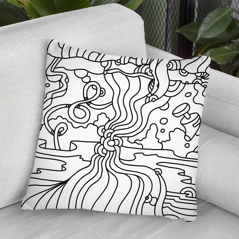 Mambo 216B Throw Pillow By Howie Green - All About Vibe