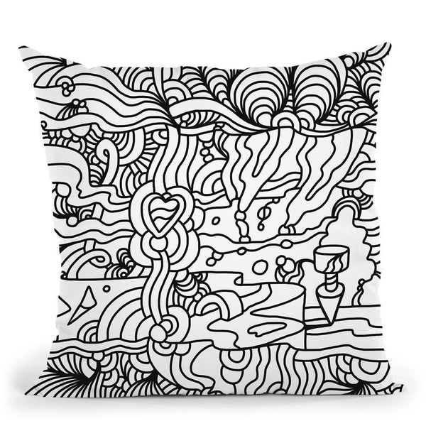 Mambo 216C Throw Pillow By Howie Green - All About Vibe