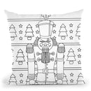Nutcracker Throw Pillow By Howie Green - All About Vibe