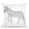 Zebra 2 Throw Pillow By Bob Weer - All About Vibe