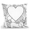 Peace Love Music Vert Throw Pillow By Howie Green - All About Vibe