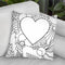Peace Love Music Vert Throw Pillow By Howie Green - All About Vibe