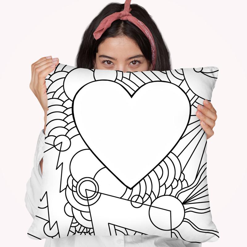 Peace Love Music Vert Throw Pillow By Howie Green - All About Vibe