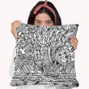 Phinn Monster 2 Throw Pillow By Howie Green - All About Vibe