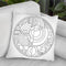 Pop Art Deco Circles 1 Throw Pillow By Howie Green - All About Vibe