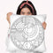 Pop Art Deco Circles 1 Throw Pillow By Howie Green - All About Vibe