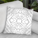 Pop Art Deco Panel 715 Throw Pillow By Howie Green - All About Vibe
