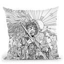 Purple Haze Throw Pillow By Howie Green - All About Vibe