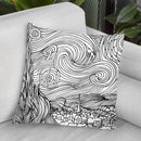 Starry Night Throw Pillow By Howie Green - All About Vibe