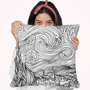 Starry Night Throw Pillow By Howie Green - All About Vibe